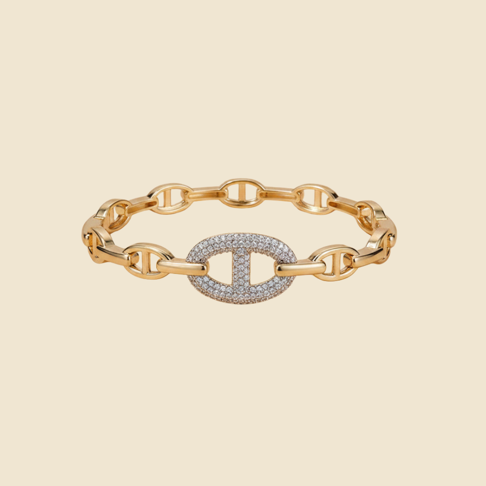Bracelet Chaîne Maillons - Diamant