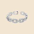 Bague chaine - Diamant