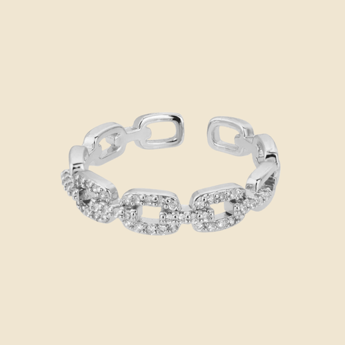 Bague chaine - Diamant