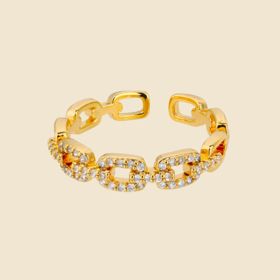 Bague chaine - Diamant