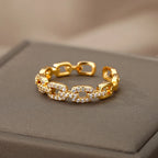 Bague chaine - Diamant