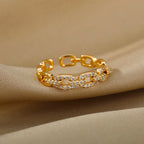 Bague chaine - Diamant