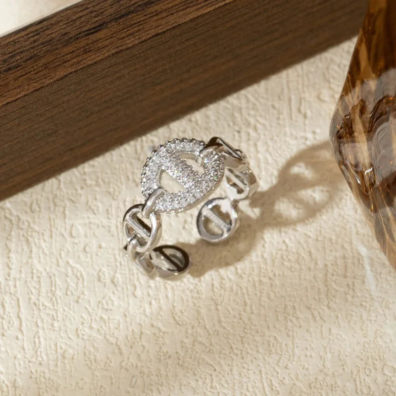 Bague Maillons - Diamant