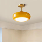 Lustre verre ambré Maison Lumari, lumière dorée et enveloppante