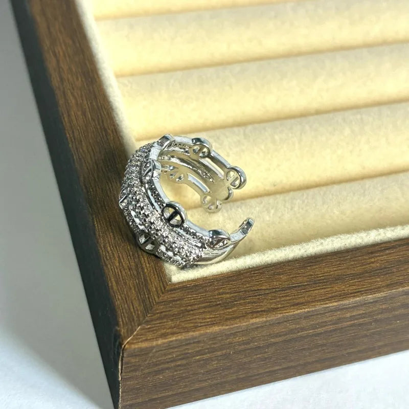 Bague Double Maillons - Chain