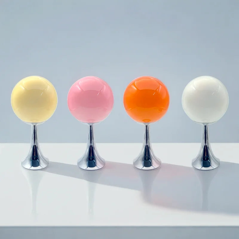 Lampe nordique Maison Lumari en verre soufflé, teintes pastel au choix