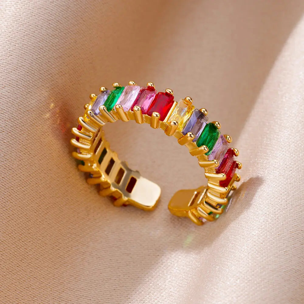 Bague Diamant - Multicolore