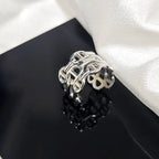 Bague Double Maillons - Chain