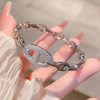 Bracelet Chaîne Maillons - Diamant