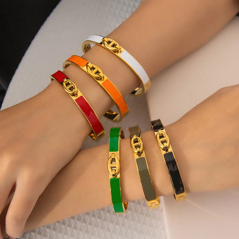 Bracelet Jonc - Blanc