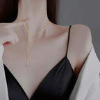 Collier Lariat Fin à queue - Minimal