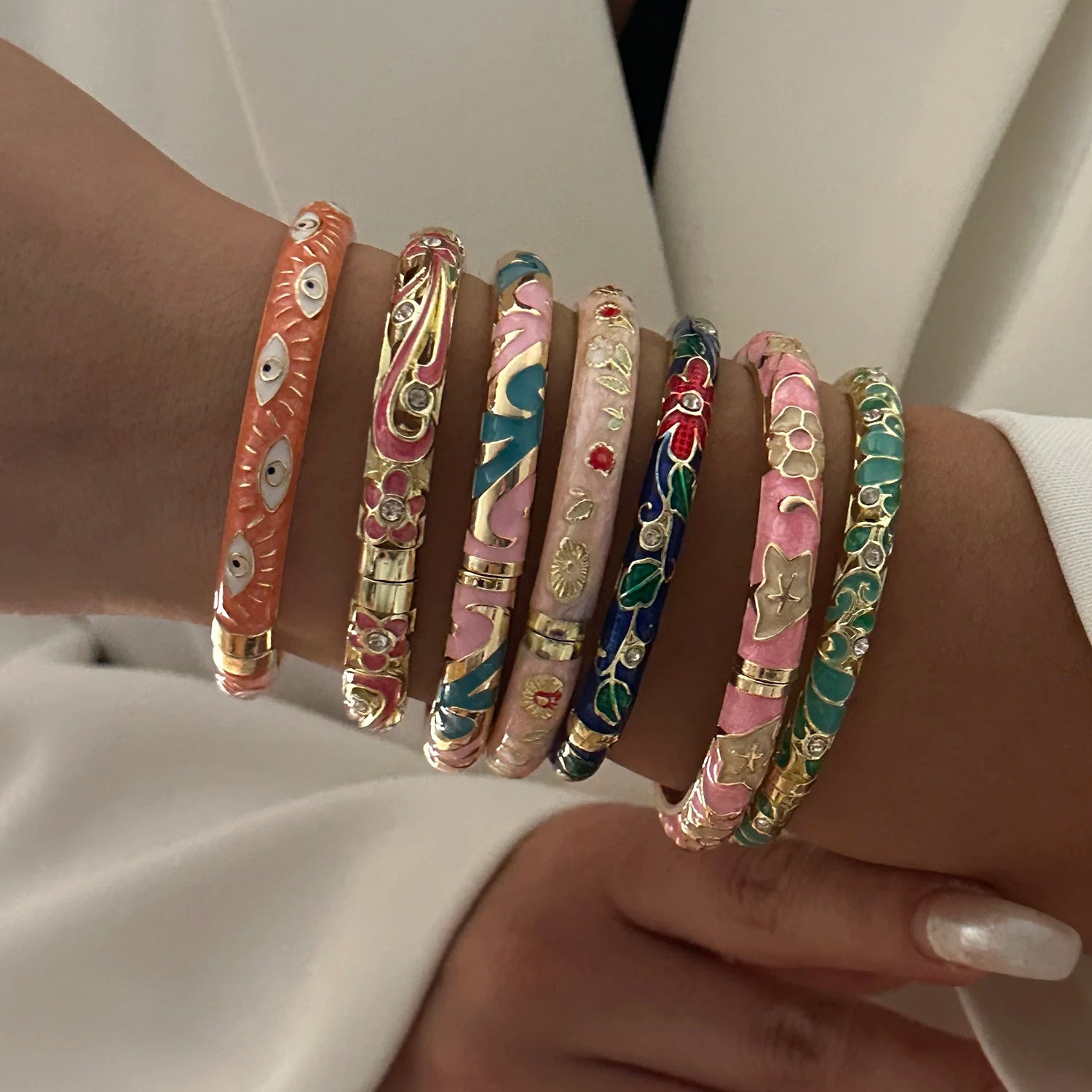 Bracelet Jonc Émaillé - Bohemia