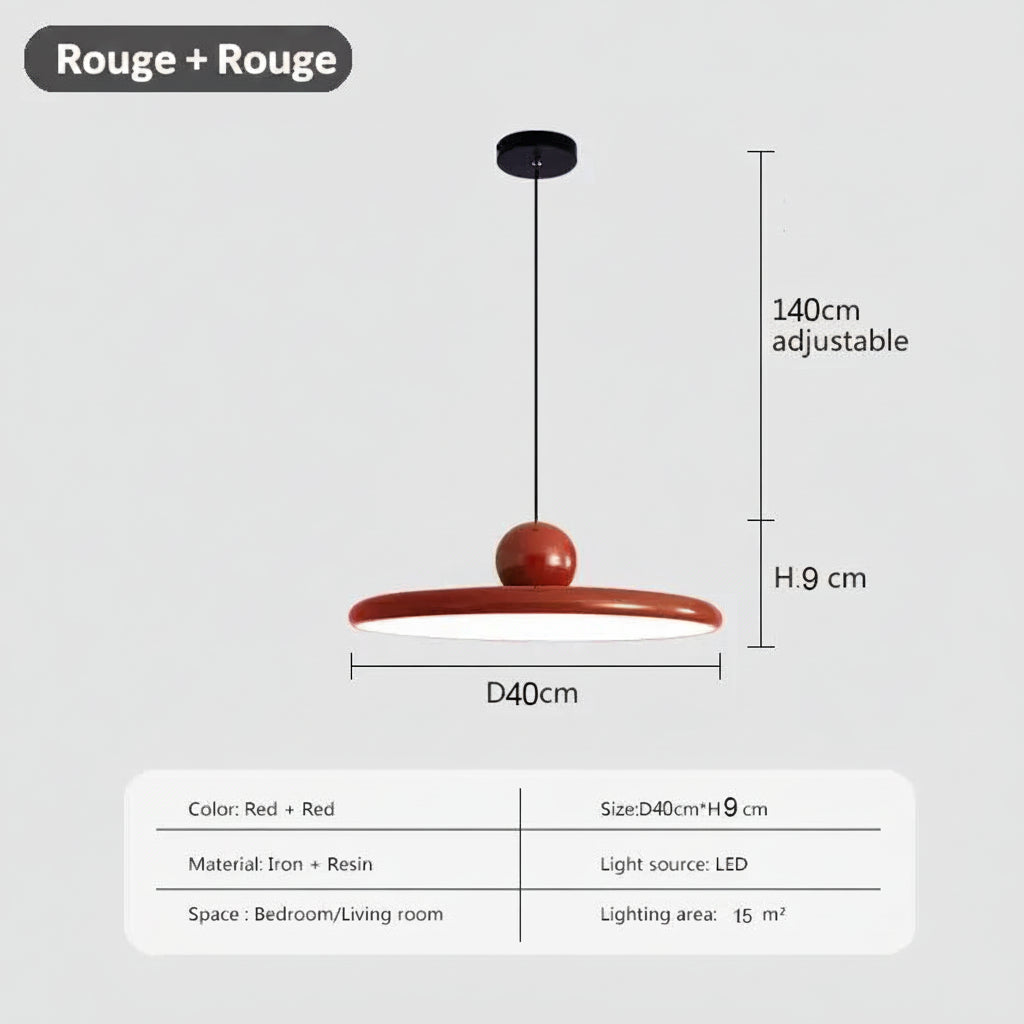 Lustre crème Maison Lumari, éclairage doux pour salon contemporain