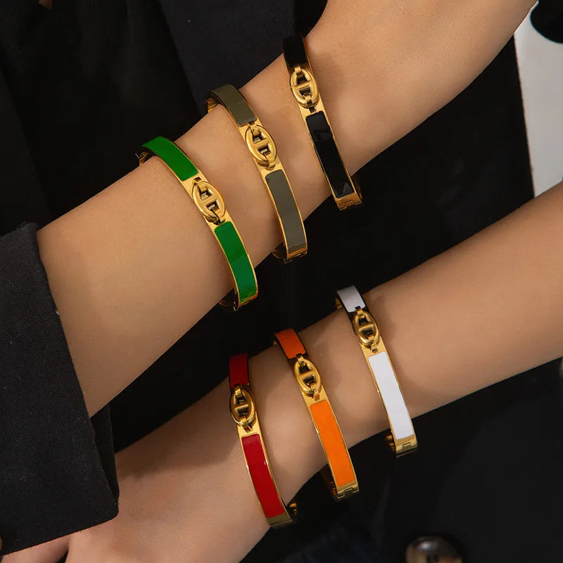 Bracelet Jonc - Vert