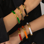 Bracelet Jonc - Rouge