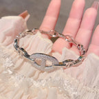 Bracelet Chaîne Maillons - Diamant