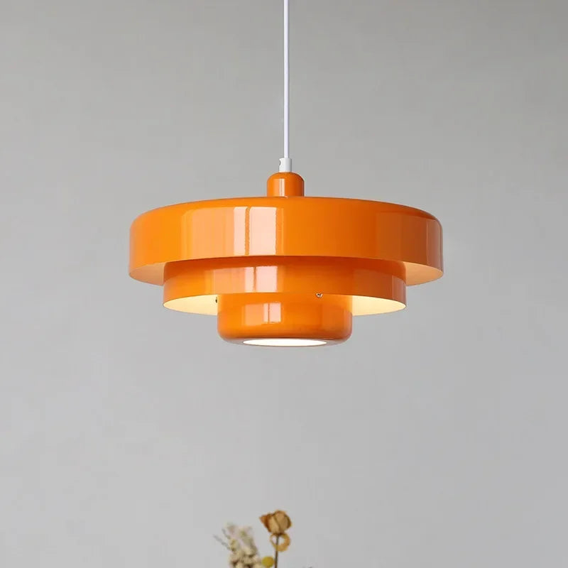 Suspension dôme vintage Maison Lumari en verre soufflé coloré