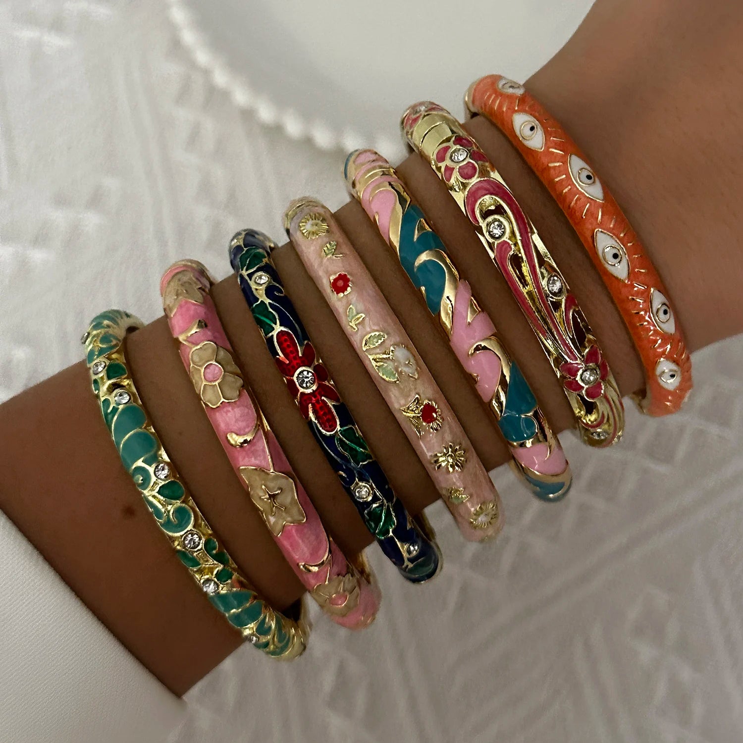 Bracelet Jonc Émaillé - Bohemia
