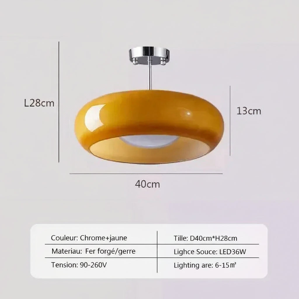 Lustre verre soufflé Maison Lumari, disponible en 40 ou 28 cm