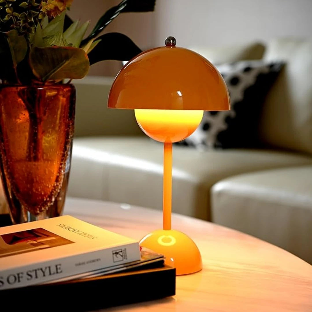 Lampe champignon en verre Maison Lumari
