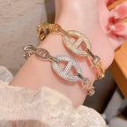 Bracelet Chaîne Maillons - Diamant