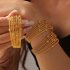 Bracelet Manchette perlée - Layers