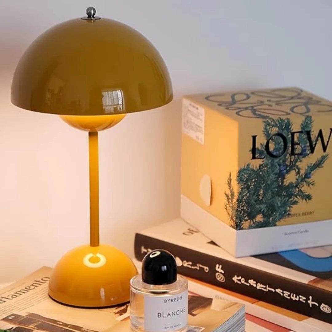 Lampe champignon en verre Maison Lumari