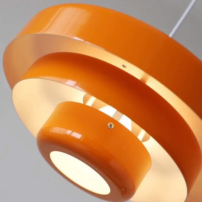 Suspension vintage Maison Lumari en verre soufflé à la main