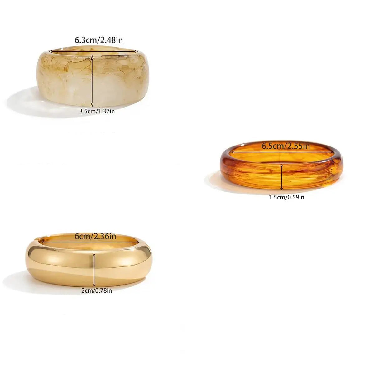 Bracelet Jonc Rigide - Sunset
