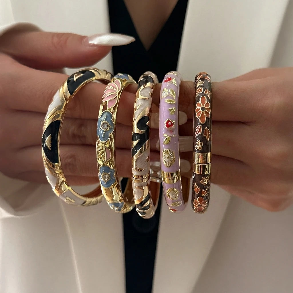 Bracelet Jonc Émaillé - Bohemia