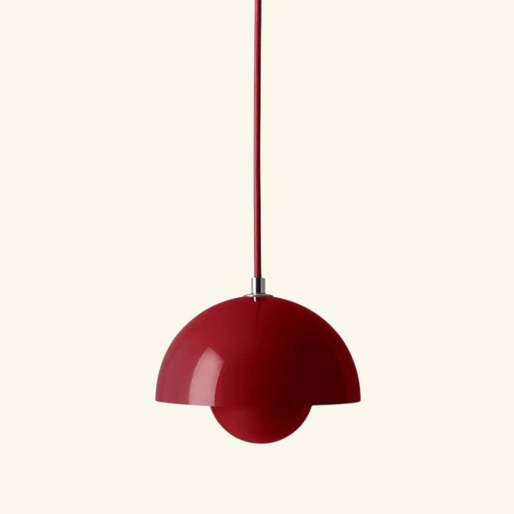 Petit lustre coloré Maison Lumari, lumière chaude et enveloppante