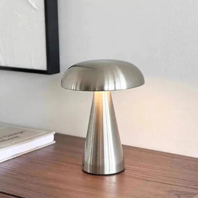 Lampe champignon métal Maison Lumari, tactile et rechargeable sans fil