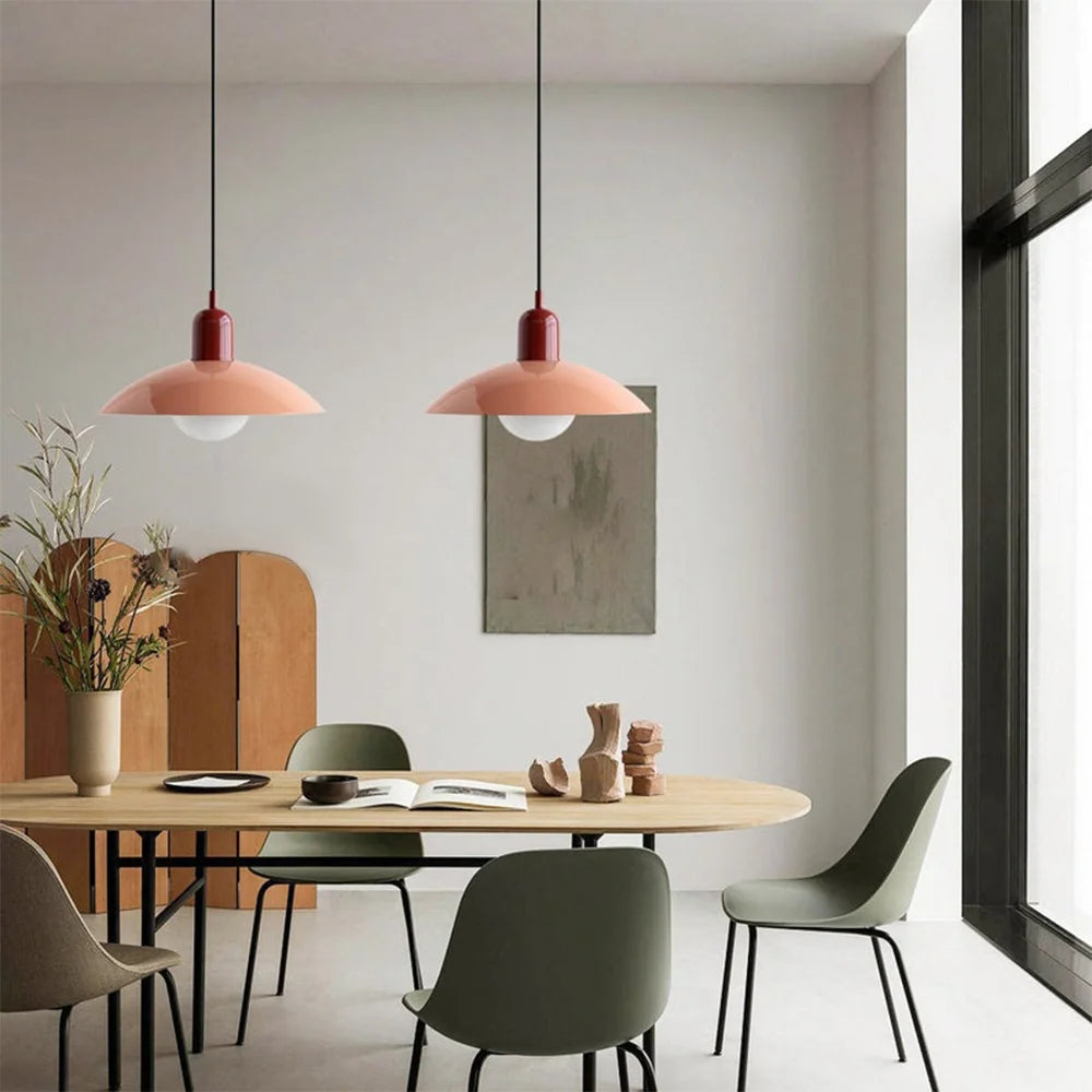 Lustre bicolore Maison Lumari, dix-sept combinaisons de couleurs au choix
