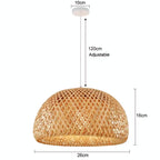 Suspension bambou Maison Lumari, lumière diffuse et enveloppante