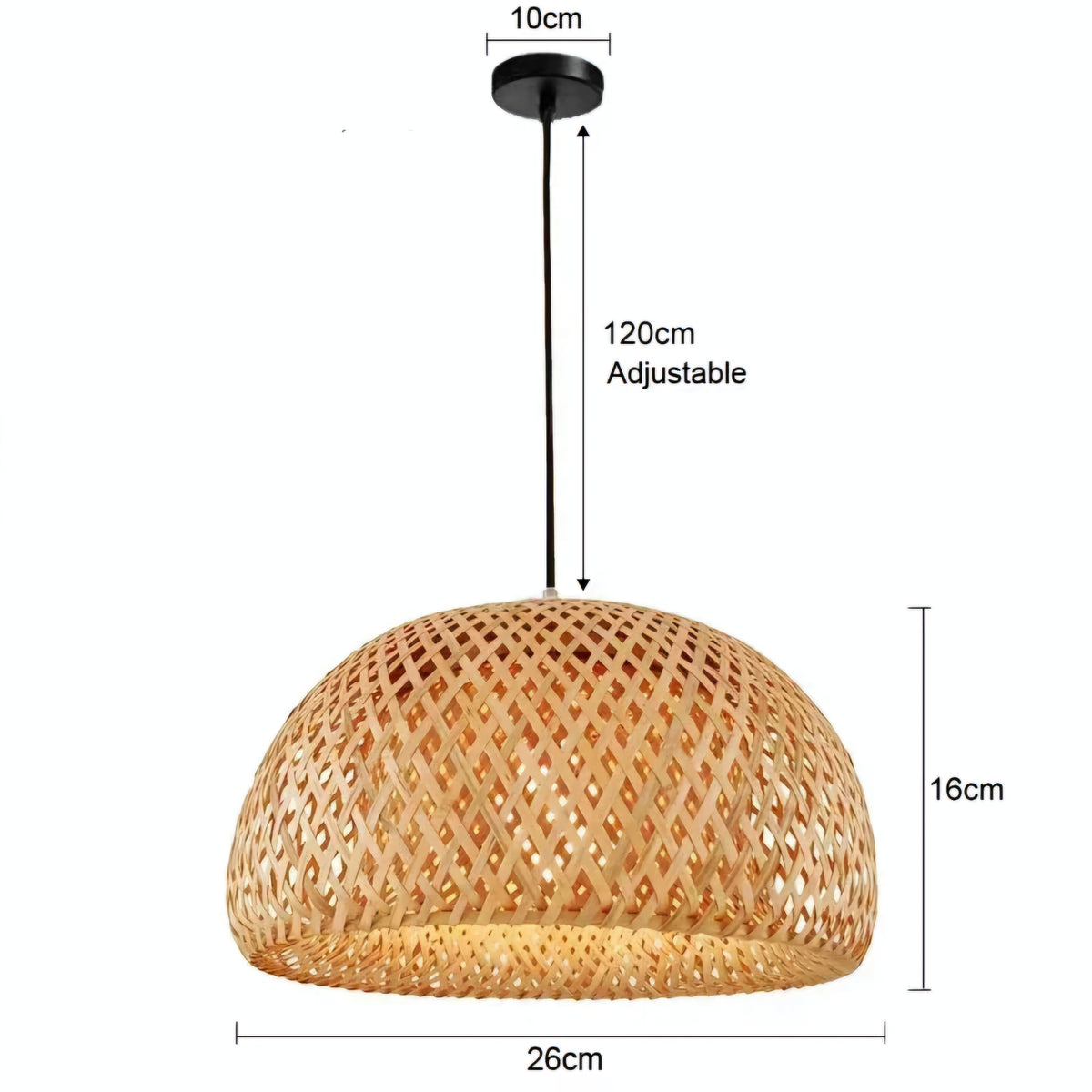 Suspension dôme Maison Lumari, esprit Japandi aux matières naturelles
