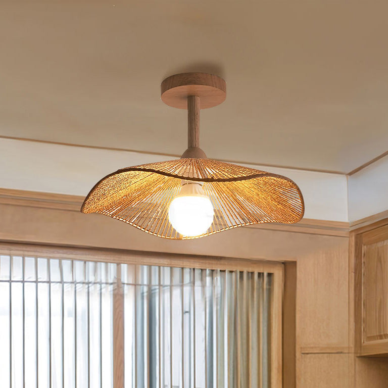 Plafonnier feuille de lotus Maison Lumari pour chambre ou salon