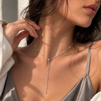 Collier Lariat Fin à queue - Minimal